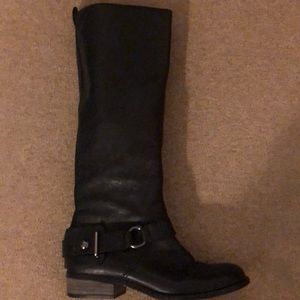 Coach Natalie Boots. Black leather. Size 7.